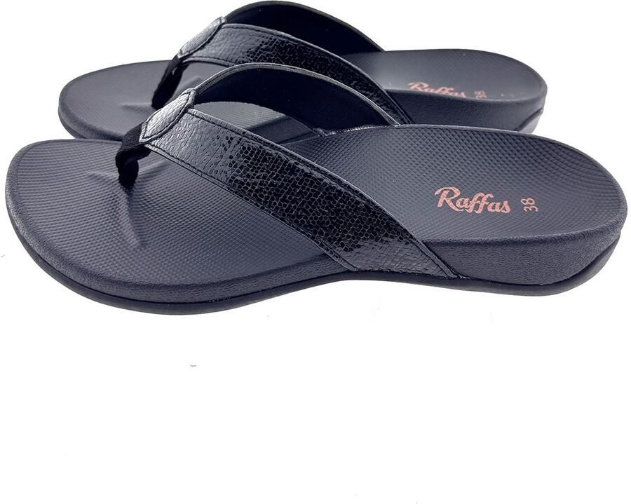 Raffas Bella slippers zwart