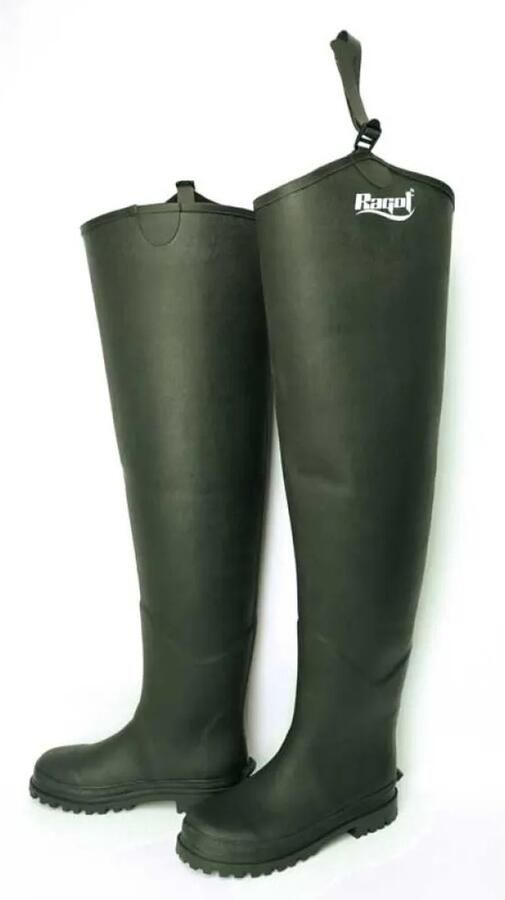 Ragot Thigh High Regenlaarzen Zwart Man