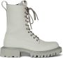 Rains Lace-up Boots Grijs - Thumbnail 1