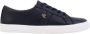 Polo Ralph Lauren Janson II Leren Sneakers met Sportieve Strepen Blue Dames - Thumbnail 1