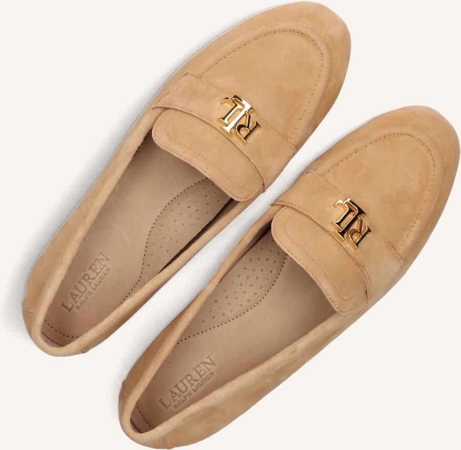 LAUREN RALPH LAUREN Loafers Dames Averi Iii Flats Maat: 40 Materiaal: Suède Kleur: Camel - Foto 3