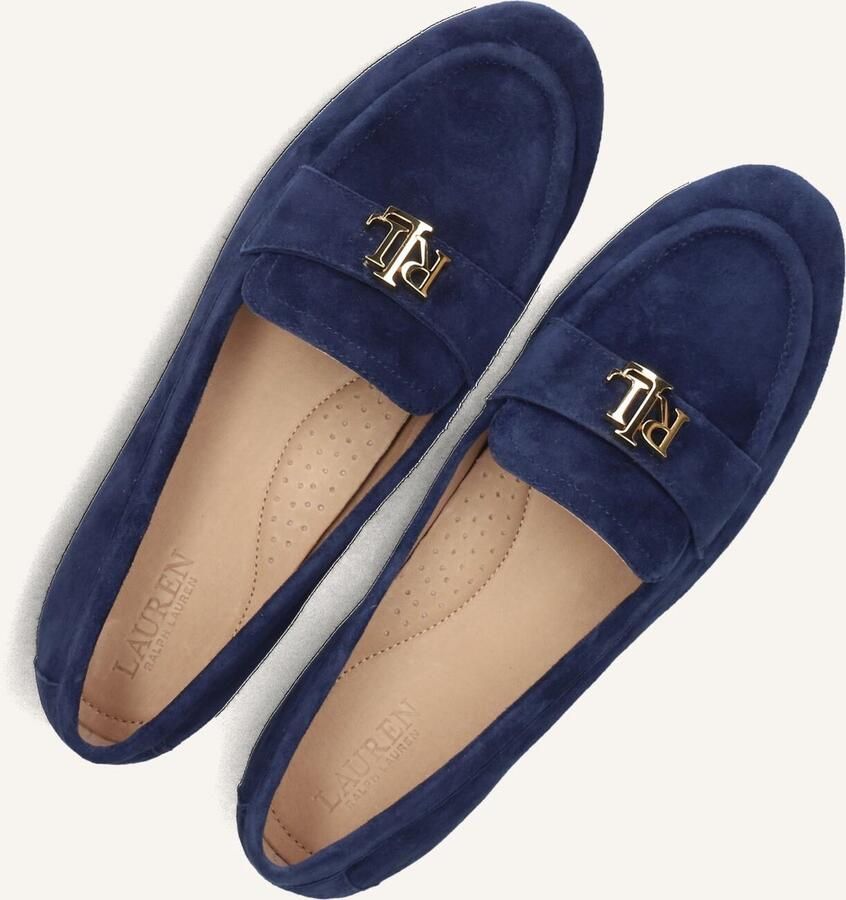 LAUREN RALPH LAUREN Loafers Dames Averi Iii Flats Maat: 40 5 Materiaal: Suède Kleur: Blauw - Foto 3
