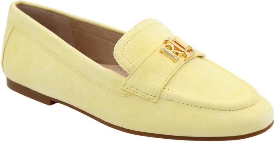 LAUREN RALPH LAUREN Loafers Dames Averi Iii Flats Maat: 40 Materiaal: Suède Kleur: Geel - Foto 6