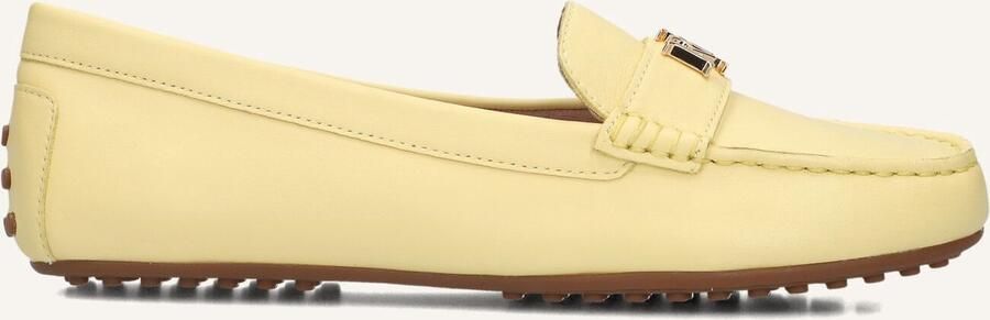 LAUREN RALPH LAUREN Loafers Dames Barnsbury Flats Driver 40 5 Leer Geel