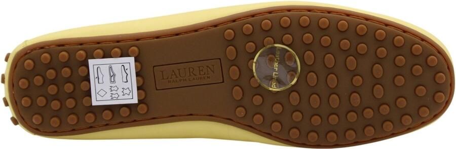 LAUREN RALPH LAUREN Loafers Dames Barnsbury Flats Driver 40 5 Leer Geel