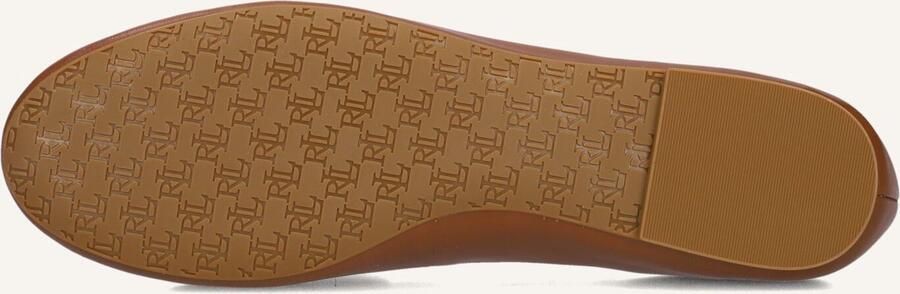 LAUREN RALPH LAUREN Ballerina Dames Jayna Flats Ballet Maat: 37 Materiaal: Leer Kleur: Bruin - Foto 2