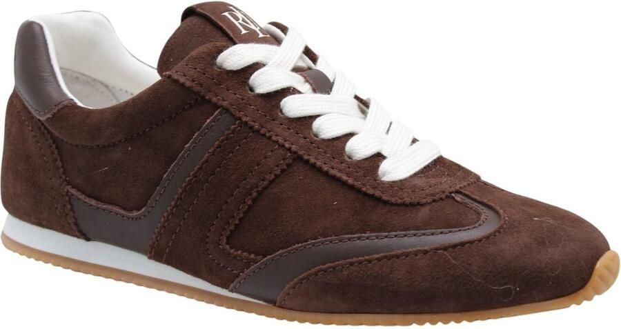 Lauren Ralph Lauren Sneakers van echt rundleersuède model 'DANI'