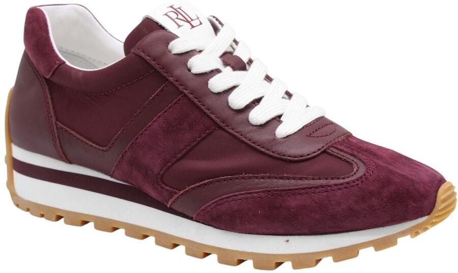 Lauren Ralph Lauren Sneakers van echt rundleer model 'DANI'