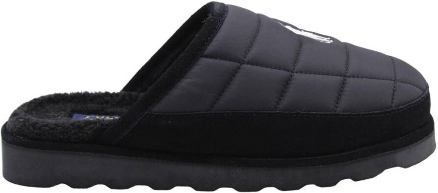 Polo Ralph Lauren Comfortabele Jissy Pantoffels voor Mannen Black Heren