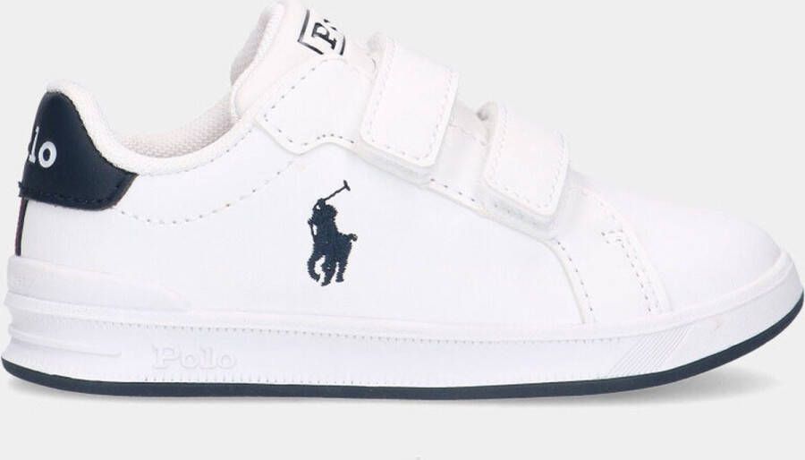 Ralph Lauren Polo Heritage Court II EZ White Navy kleuter sneakers