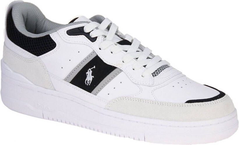 Ralph Lauren Master sneaker van leer met suède details