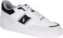 Ralph Lauren Master sneaker van leer met suède details - Thumbnail 1