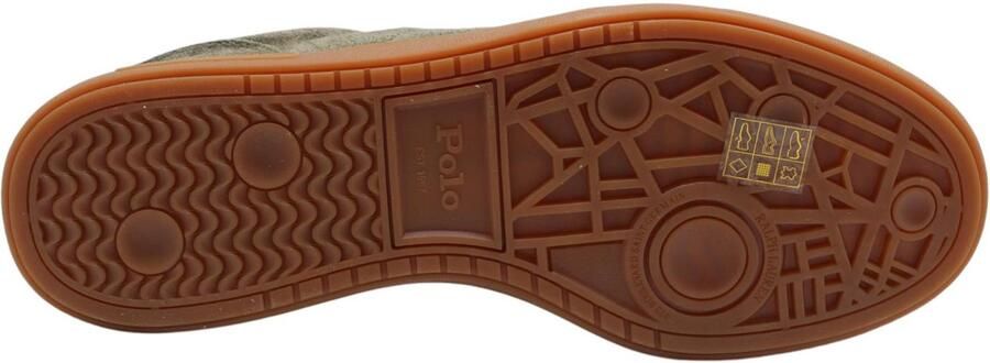 Polo Ralph Lauren Sneakers laag 'BEDFORD' donkergroen wit