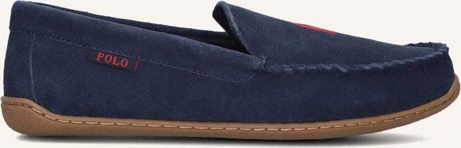 POLO RALPH LAUREN Ralph Lauren Instappers Heren Brenan-dress Maat: 41 Materiaal: Suède Kleur: Blauw