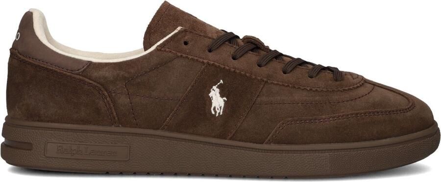POLO RALPH LAUREN Heren Lage sneakers Bedford Pp-sneakers-low Top Lace Bruin Suède