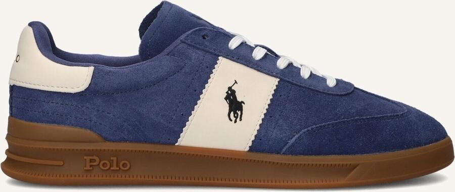 POLO RALPH LAUREN Ralph Lauren Lage Sneakers Hrt Aera Pp Low Top Lace Maat: 46 Materiaal: Suède Kleur: Blauw