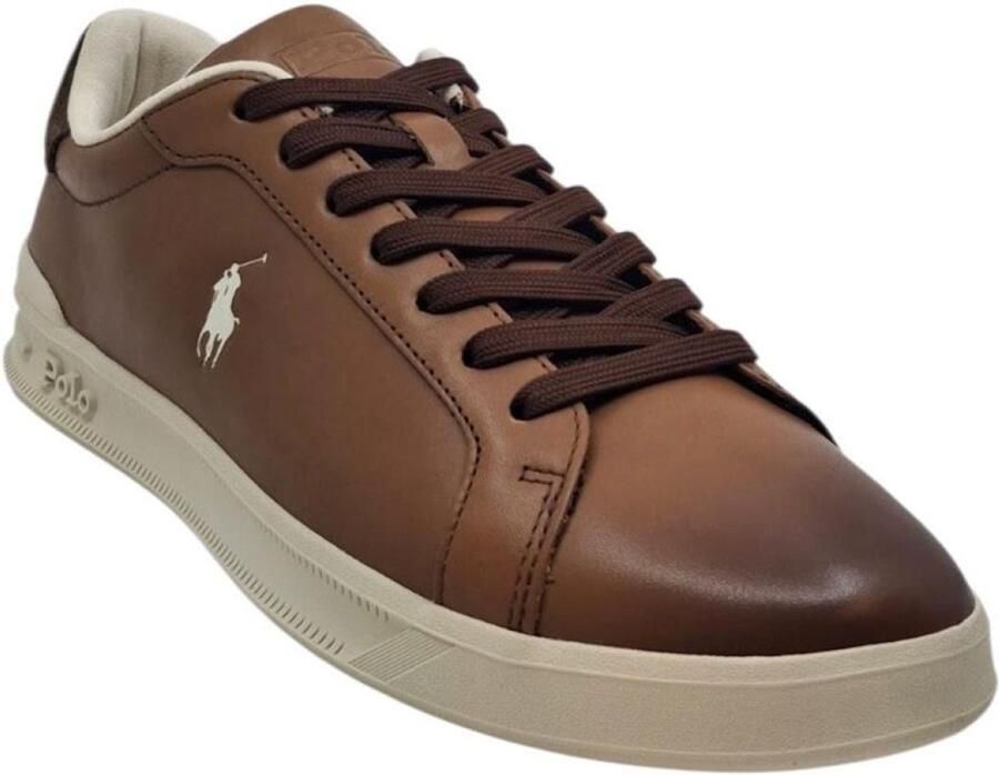 Polo Ralph Lauren Leren sneakers met logoprint model 'HERITAGE COURT'