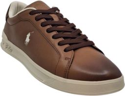 Polo Ralph Lauren Leren sneakers met logoprint model 'HERITAGE COURT'