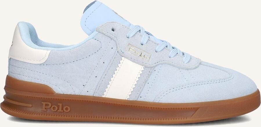 POLO RALPH LAUREN Ralph Lauren Lage Sneakers Dames Htr Aera-sneakers-low Top Lace Maat: 39 Materiaal: Suède Kleur: Blauw