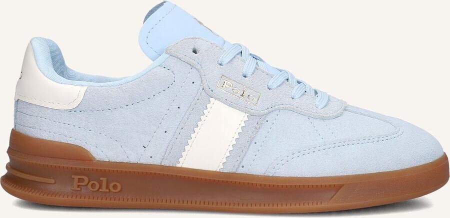 POLO RALPH LAUREN Ralph Lauren Lage Sneakers Dames Htr Aera-sneakers-low Top Lace Maat: 37 Materiaal: Suède Kleur: Blauw
