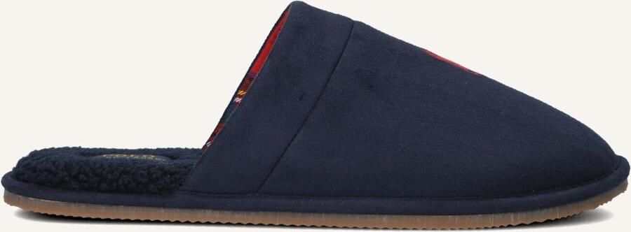 POLO RALPH LAUREN Ralph Lauren Pantoffels Heren Klarence Maat: 40 Materiaal: Suèdelook Kleur: Blauw