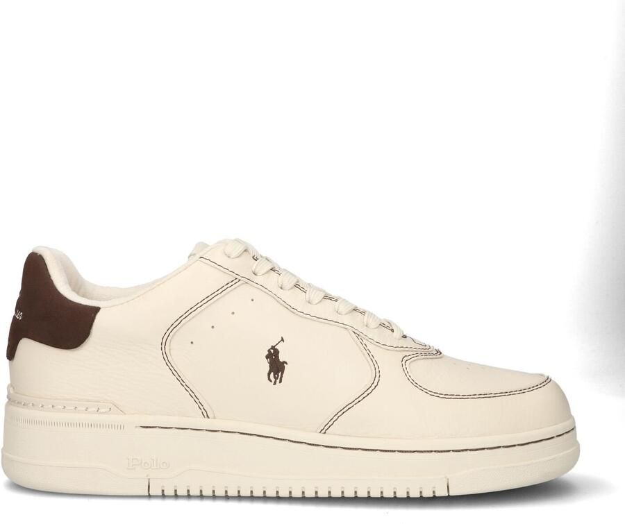 POLO RALPH LAUREN Ralph Lauren Lage Sneakers Mastercourt Leer Creme