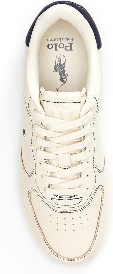 Polo Ralph Lauren Masters Court sneakers low top ecru Leer Unisex