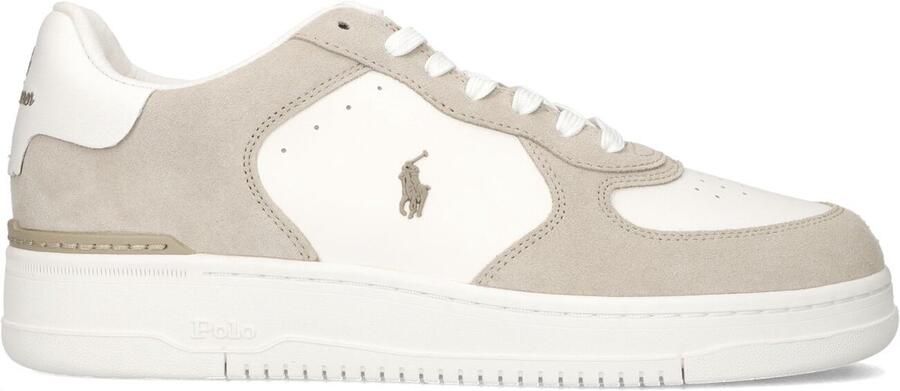 POLO RALPH LAUREN Ralph Lauren Lage Sneakers Heren Masters Crt Leer Wit