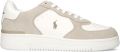 POLO RALPH LAUREN Ralph Lauren Lage Sneakers Heren Masters Crt Leer Wit - Beige