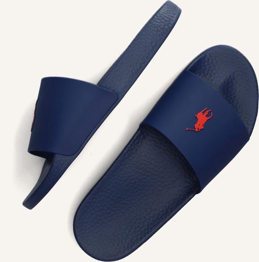 Polo Ralph Lauren Pool Slide Sandalen Schoenen navy red maat: 46 beschikbare maaten:41 42 43 44 45 46 - Foto 3
