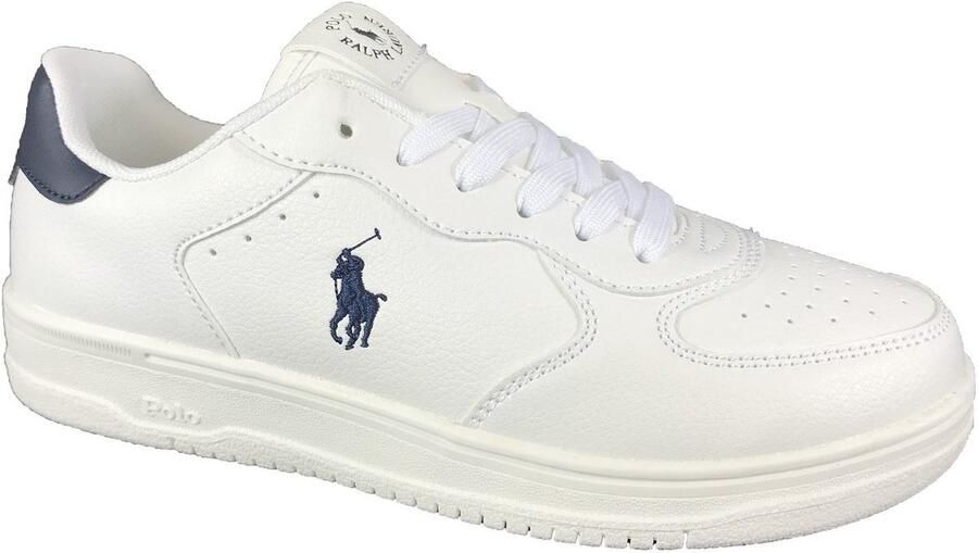 POLO RALPH LAUREN Masters Court Ii Sneakers Jongens Leren Sneaker Wit - Foto 2