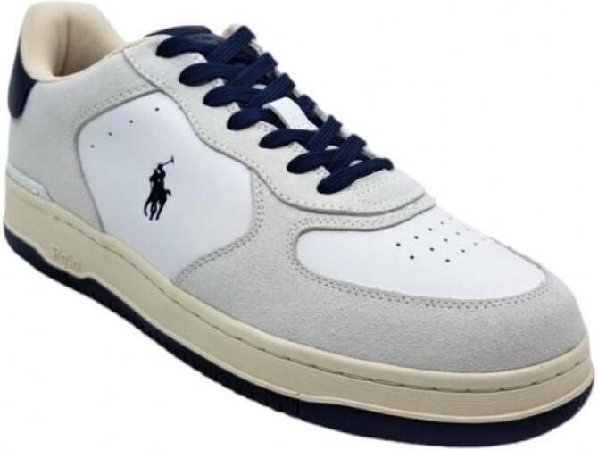 Polo Ralph Lauren Masters CRT Lage Top Sneakers White Heren
