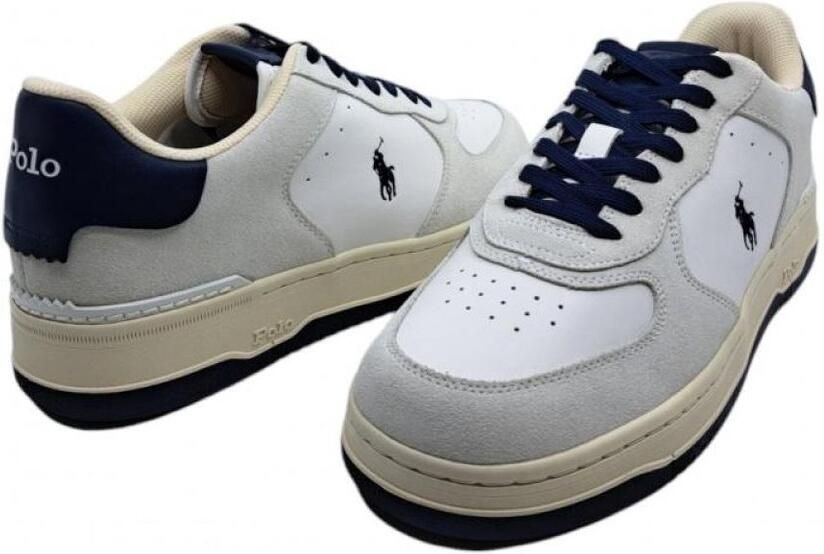 Polo Ralph Lauren Masters CRT Lage Top Sneakers White Heren
