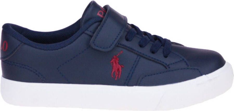 POLO Ralph Lauren Theron IV PS sneakers donkerblauw donkerrood - Foto 2