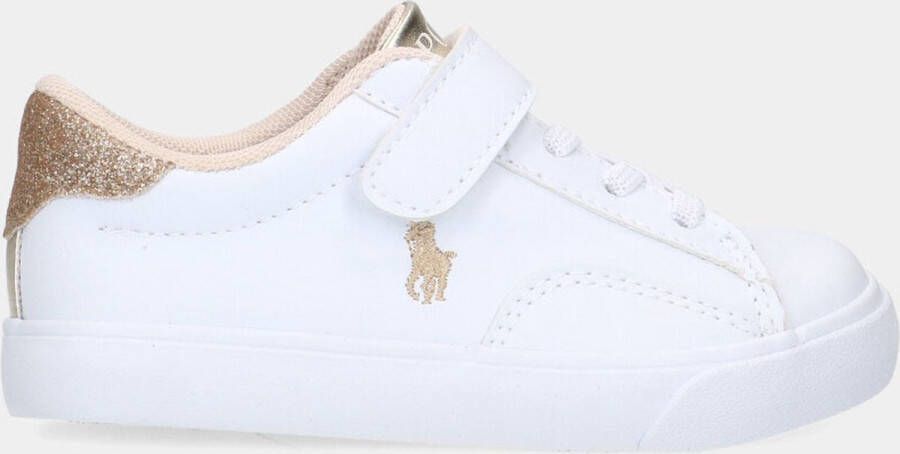 Ralph Lauren Polo Theron V PS White Gold kleuter sneakers