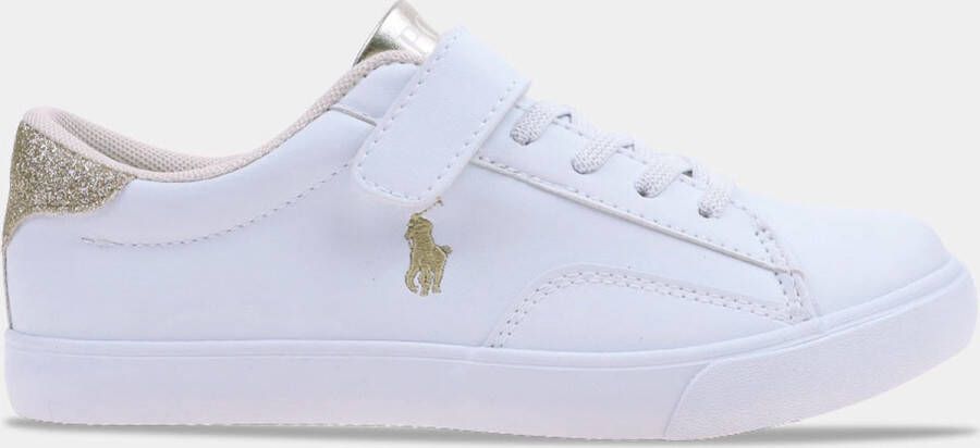 Ralph Lauren Polo Theron V PS White Gold kleuter sneakers
