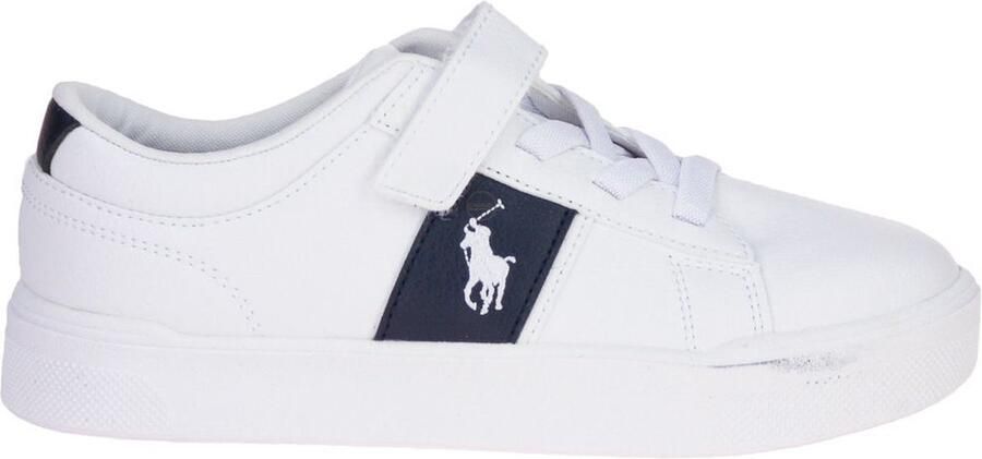 Ralph Lauren Polo Frazier PS Wit-Blauwe Sneaker - Foto 2