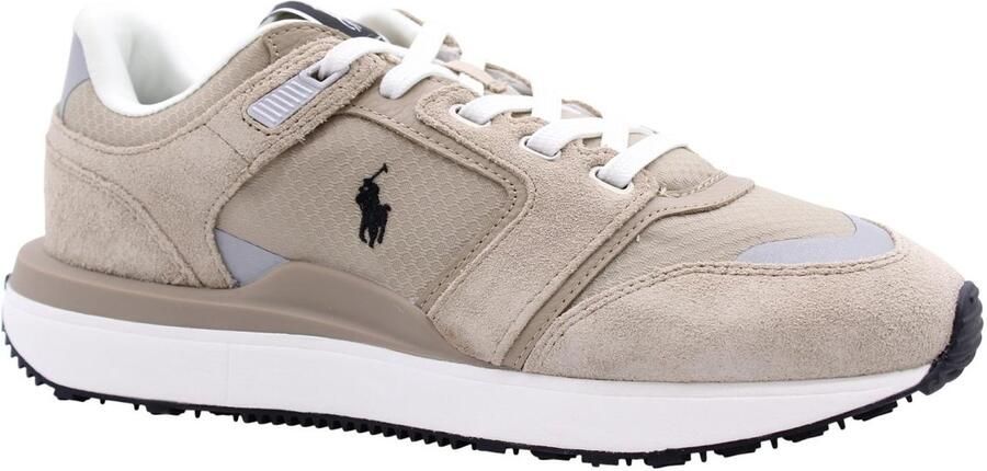 Polo Ralph Lauren Sneakers laag 'Train 89' donkerbeige donkerblauw lichtgrijs