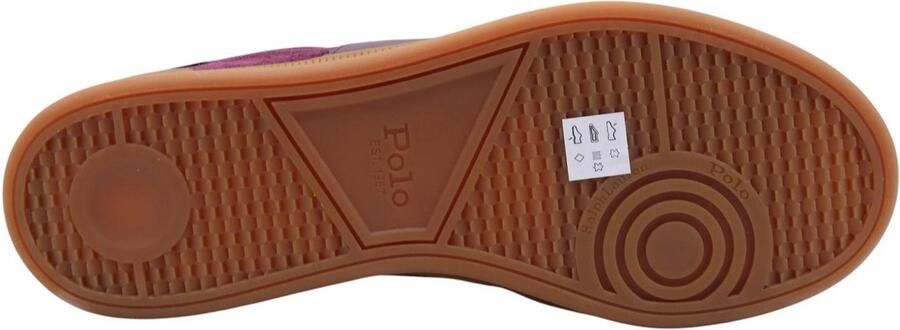 POLO RALPH LAUREN Hrt Aera Pp Sneakers Low Top Lace D Sneakers Leer Dames Rood