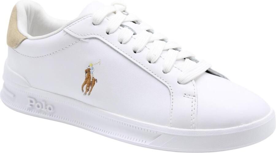 POLO RALPH LAUREN Ralph Lauren Lage Sneakers Heren Hrt Court Ii Leer Wit - Foto 8