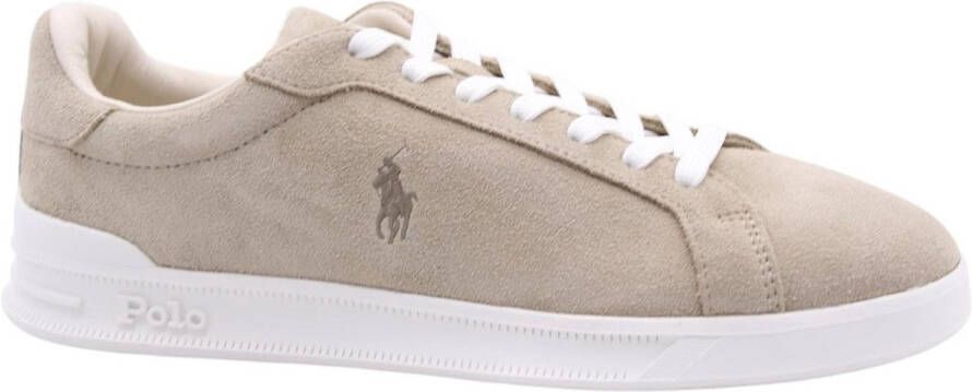 Polo Ralph Lauren Leren sneakers met logodetail model 'TRAIN'