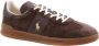 Ralph Lauren Lage Sneakers HERITAGE AERA 809973707001-CHOCOLATE BROWN - Thumbnail 1