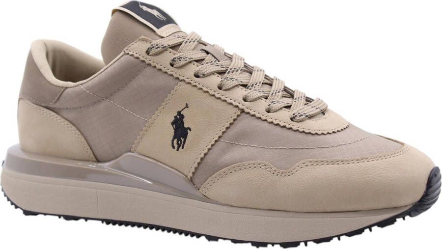 Polo Ralph Lauren Leren sneakers met logodetail model 'TRAIN'