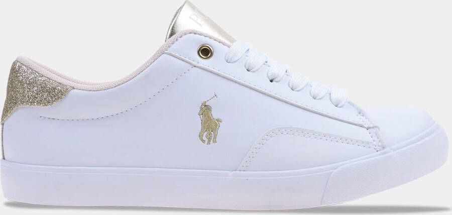 Ralph Lauren Polo Theron V White Gold kinder sneakers