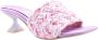 Ras Stijlvolle Heeled Mules Pink Dames - Thumbnail 1