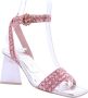 Ras High Heel Sandals Pink Dames - Thumbnail 1