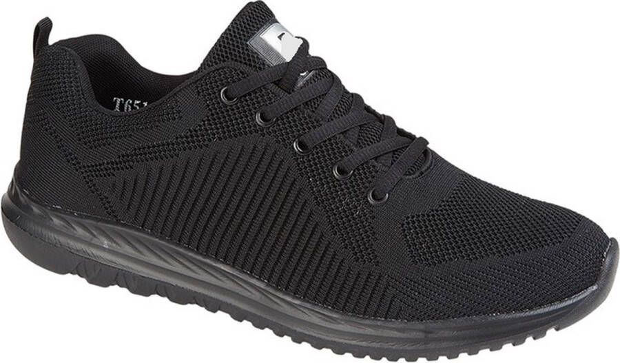 Rdek FREEWAY Men's Black Textile Mesh Trainer