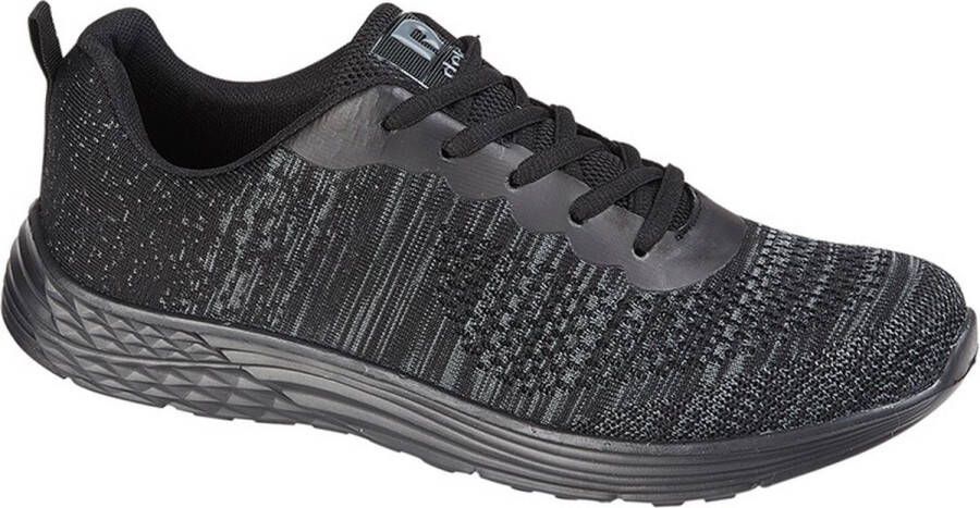 Rdek SHARK Men's Black Grey Textile Mesh Trainer
