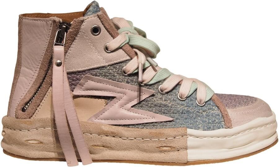 REBECCA WHITE Zwave Thunder dames sneakers Puzzel Marine Lotus