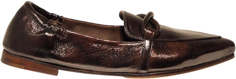 REBECCA WHITE bordeaux lakleren dames instappers